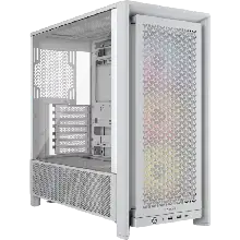 CORSAIR FRAME 4000D MID TOWER ARGB WHITE CASE 